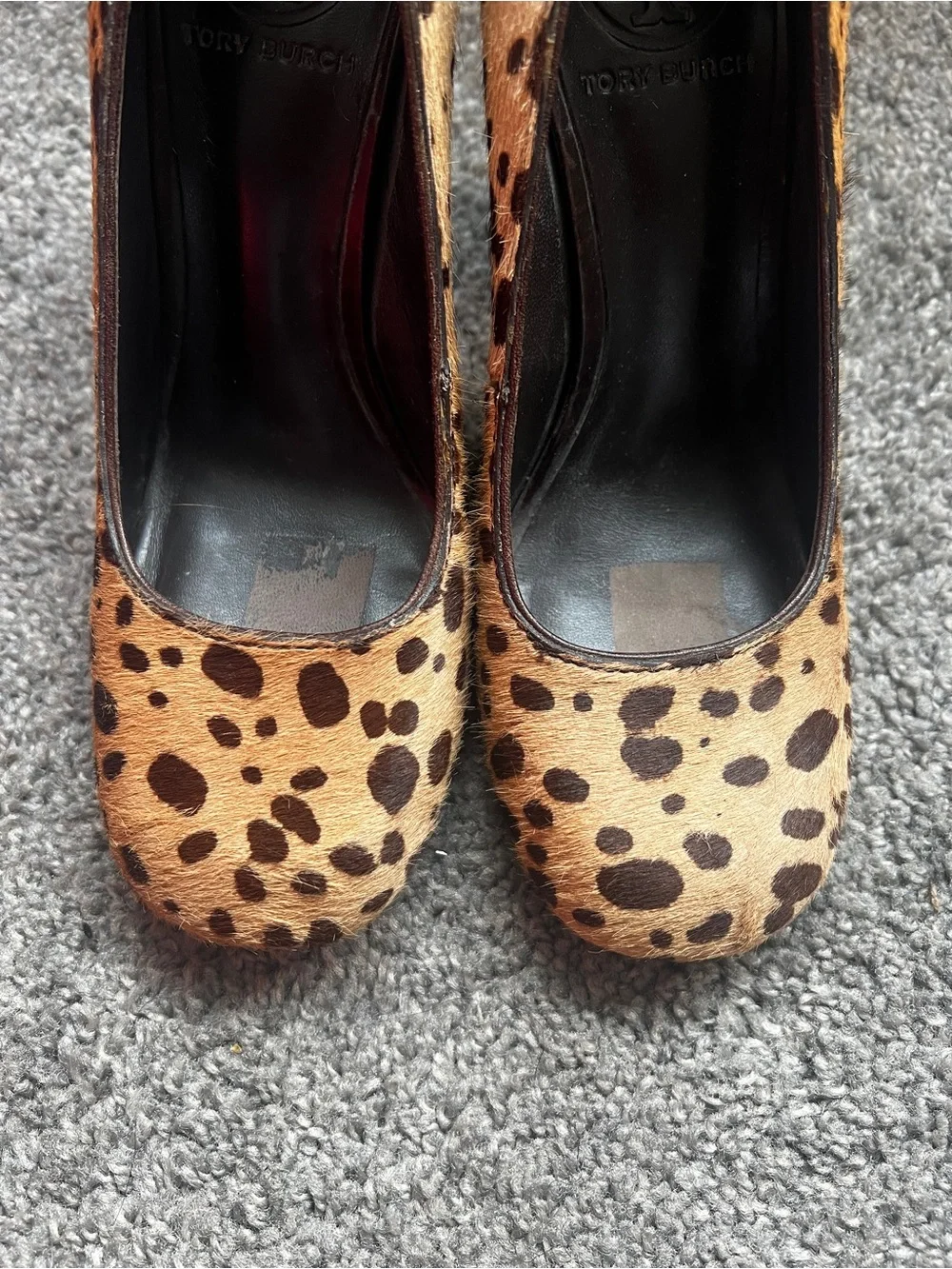 Tory Burch Leopard Print Platform Pumps